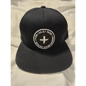 Tavik Modern Beach Culture Surfer Black Snapback Hat NWT